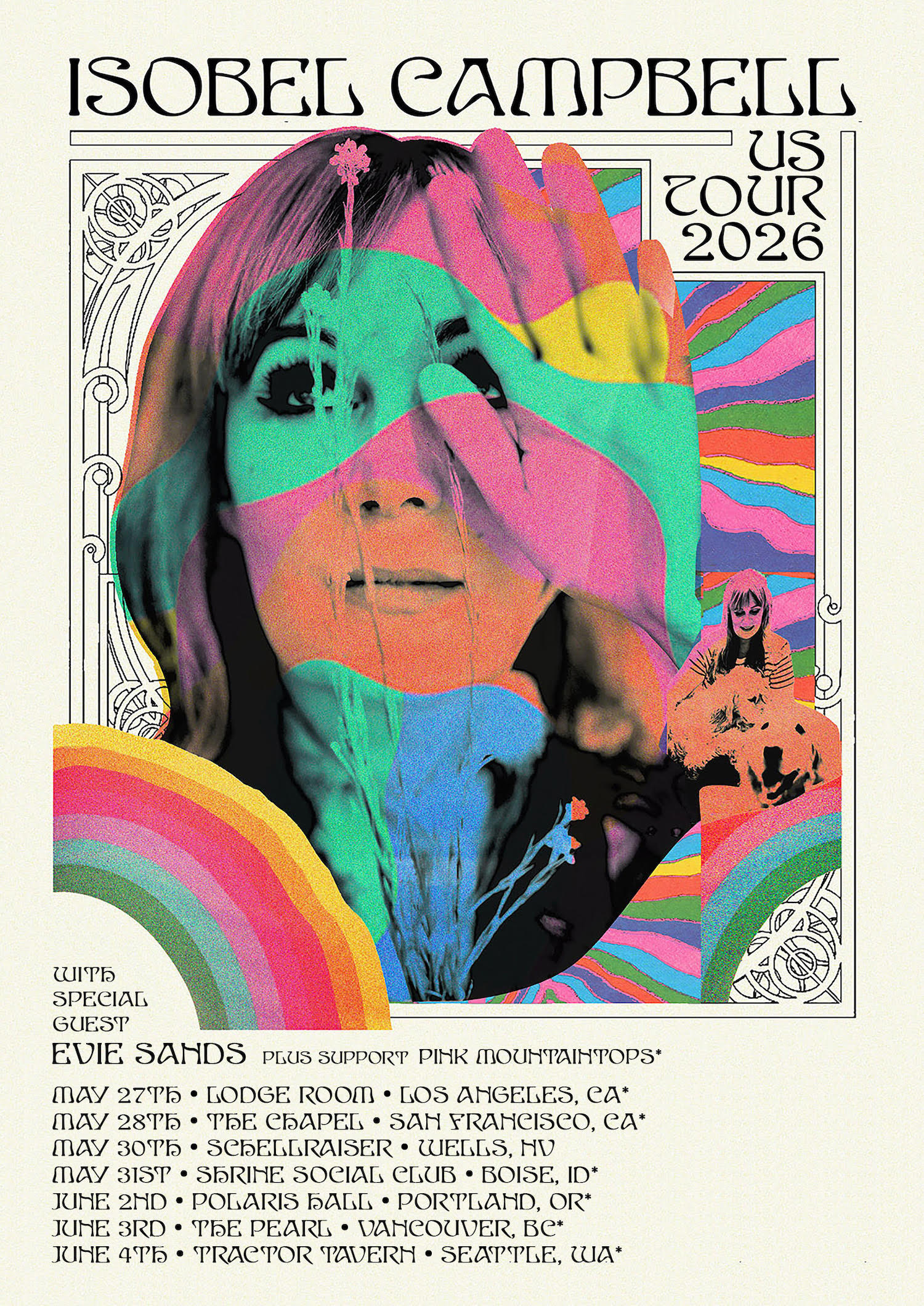  ISOBEL CAMPBEL -w-EVIE SANDS - US Tour 2026